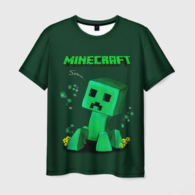 Мужская футболка 3D с принтом Minecraft в городе Новоалтайск, 100% полиэфир | прямой крой, круглый вырез горловины, длина до линии бедер | minecraft | алекс | белый | блоки | ведьма | взрывчатка | визера | волк | гаст | добывать | дракон | зеленый куб | зомби | игра | крафт | крипер | кубики | лошадка | майн | майнкрафт | манкрафт | овечка | оцелот