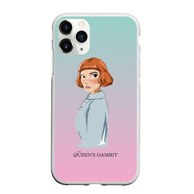 Чехол для iPhone 11 Pro матовый с принтом Queens Gambit Ход Королевы в городе Новоалтайск, Силикон |  | the queens gambit | бэт хармон | королева | милая девушка | рыжая | рыжая девушка | сериал | сериал про шахматы | ход королевы | шахматы | элизабет хармон