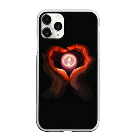 Чехол для iPhone 11 Pro матовый с принтом Свеча в городе Новоалтайск, Силикон |  | влюбленным | люблю | любовь | руки | свеча | сердце | чувства