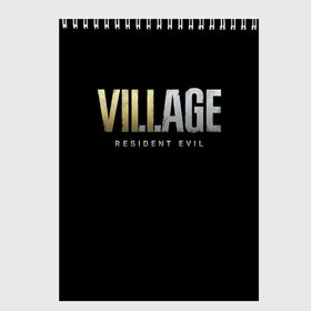 Скетчбук с принтом Resident Evil Village в городе Новоалтайск, 100% бумага
 | 48 листов, плотность листов — 100 г/м2, плотность картонной обложки — 250 г/м2. Листы скреплены сверху удобной пружинной спиралью | lady dimitrescu | resident evil | resident evil 8 | vampire | village | вампир | деревня | итан уинтерс | крис рэдфилд | леди димитреску | мем | резидент ивел | резидент ивел 8
