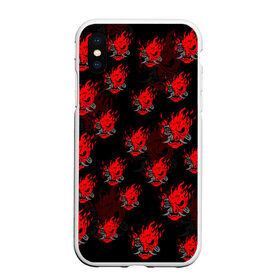 Чехол для iPhone XS Max матовый с принтом Cyberpunk 2077 в городе Новоалтайск, Силикон | Область печати: задняя сторона чехла, без боковых панелей | 2077 | action | cyberpunk | cyberpunk 2077 | rpg | демон | игра | киану ривз | киберпанк | найт сити | рпг