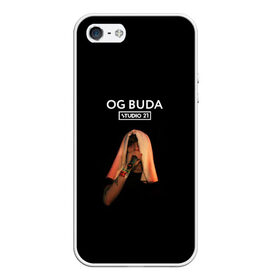 Чехол для iPhone 5/5S матовый с принтом OG Buda в городе Новоалтайск, Силикон | Область печати: задняя сторона чехла, без боковых панелей | Тематика изображения на принте: melon music | og buda | опг сити | русский рэп | рэп | тюмень | хип хоп