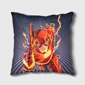 Подушка 3D с принтом The Flash в городе Новоалтайск, наволочка – 100% полиэстер, наполнитель – холлофайбер (легкий наполнитель, не вызывает аллергию). | состоит из подушки и наволочки. Наволочка на молнии, легко снимается для стирки | barry allen | the flash | vdzabma | барри аллен | флэш
