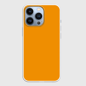 Чехол для iPhone 13 Pro с принтом Цвет Шафран (без рисунка) в городе Новоалтайск,  |  | Тематика изображения на принте: без рисунка | горчичный | желто оранжевый тон | желтый | модные цвета 2020 | оранжевый | рыжий | сочный цвет | цвет 2020 | шафран | яркие цвета