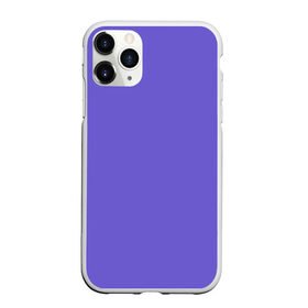 Чехол для iPhone 11 Pro матовый с принтом Аспидно-синий в городе Новоалтайск, Силикон |  | без дизайна | без картинки | одноцветные | синий