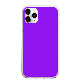 Чехол для iPhone 11 Pro матовый с принтом Фиолетовый в городе Новоалтайск, Силикон |  | geometry | neon | purple | texture | один тон | однотон | текстура | фиолетовый