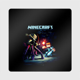 Магнит виниловый Квадрат с принтом Minecraft в городе Новоалтайск, полимерный материал с магнитным слоем | размер 9*9 см, закругленные углы | minecraft | алекс | белый | блоки | ведьма | взрывчатка | визера | волк | гаст | добывать | дракон | зеленый куб | зомби | игра | крафт | крипер | кубики | лошадка | майн | майнкрафт | манкрафт | овечка | оцелот