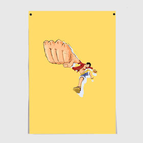 Постер с принтом One piece в городе Новоалтайск, 100% бумага
 | бумага, плотность 150 мг. Матовая, но за счет высокого коэффициента гладкости имеет небольшой блеск и дает на свету блики, но в отличии от глянцевой бумаги не покрыта лаком | anime | one piece | аниме | анимэ | большой куш | ван пис | король пиратов | луффи | пират | пираты | пираты соломенной шляпы | рыжий шанкс | эйтиро одо