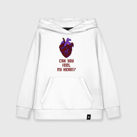 Детская толстовка хлопок с принтом Bring Me The Horizon 2D Сердце в городе Новоалтайск, 100% хлопок | Круглый горловой вырез, эластичные манжеты, пояс, капюшен | bring me the horizon | женская одежда | зарубежный рок | мужская одежда | рок | рок атрибутика | рок одежда