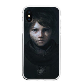 Чехол для iPhone XS Max матовый с принтом A Plague Tale Innocence - Hugo в городе Новоалтайск, Силикон | Область печати: задняя сторона чехла, без боковых панелей | a plague tale innocence | games | hugo | inquisition | medieval