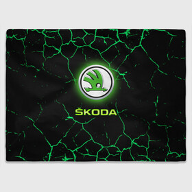 Плед 3D с принтом SKODA в городе Новоалтайск, 100% полиэстер | закругленные углы, все края обработаны. Ткань не мнется и не растягивается | auto | boy | car | machine | skoda | skoda octavia | skoda rapid | автомобили | логотипы автомобилей | машина | мужчинам | тачки | тюнинг | чехия | чешские автомобили | шкода | шкода рапид