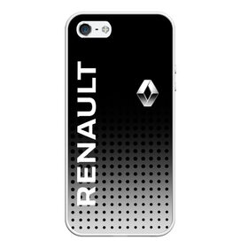 Чехол для iPhone 5/5S матовый с принтом Renault в городе Новоалтайск, Силикон | Область печати: задняя сторона чехла, без боковых панелей | Тематика изображения на принте: auto | avto | duster | kiger | logan | renault | reno | авто | дастер | логан | рено | рено логан | рэно