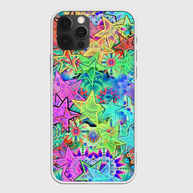 Чехол для iPhone 12 Pro Max с принтом Цветные звезды в городе Новоалтайск, Силикон |  | kaleidoscope | pattern | polyscape | space | textures | tie dye | абстракт | волны | вселенная | геометрия | звезды | каледоскоп | космос | паттерн | полигон | полискейп | природа | разводы | тай дай | текстура | текстуры | узор