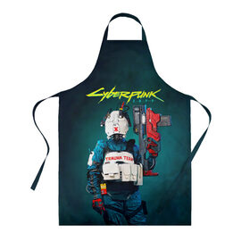 Фартук 3D с принтом TRAUMA TEAM Cyberpunk 2077 в городе Новоалтайск, 100% полиэстер | общий размер — 65 х 85 см, ширина нагрудника — 26 см, горловина — 53 см, длина завязок — 54 см, общий обхват в поясе — 173 см. Принт на завязках и на горловине наносится с двух сторон, на основной части фартука — только с внешней стороны | cyberpunk 2077 | hacker | maelstrom | militech | quadra | samurai | sci fi | technology | trauma team | v | будущее | игра | иероглифы | киану ривз | кибер | киберпанк | киборг | киборги | корпорация | лого | милитек | панк | роботы | самурай | т