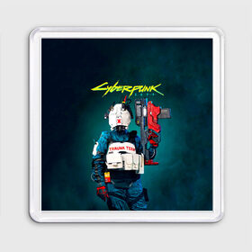 Магнит 55*55 с принтом TRAUMA TEAM Cyberpunk 2077 в городе Новоалтайск, Пластик | Размер: 65*65 мм; Размер печати: 55*55 мм | Тематика изображения на принте: cyberpunk 2077 | hacker | maelstrom | militech | quadra | samurai | sci fi | technology | trauma team | v | будущее | игра | иероглифы | киану ривз | кибер | киберпанк | киборг | киборги | корпорация | лого | милитек | панк | роботы | самурай | т