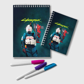 Блокнот с принтом TRAUMA TEAM Cyberpunk 2077 в городе Новоалтайск, 100% бумага | 48 листов, плотность листов — 60 г/м2, плотность картонной обложки — 250 г/м2. Листы скреплены удобной пружинной спиралью. Цвет линий — светло-серый
 | Тематика изображения на принте: cyberpunk 2077 | hacker | maelstrom | militech | quadra | samurai | sci fi | technology | trauma team | v | будущее | игра | иероглифы | киану ривз | кибер | киберпанк | киборг | киборги | корпорация | лого | милитек | панк | роботы | самурай | т