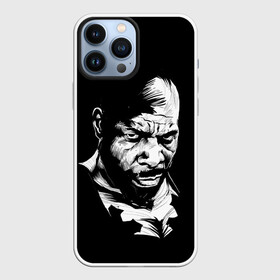 Чехол для iPhone 13 Pro Max с принтом Сити Флетчер в городе Новоалтайск,  |  | Тематика изображения на принте: ct fletcher | gym | iron paradise | isymfs | motivation | pain and gain | train | бодибилдинг | гантели | железный рай | качалка | кровью и потом | кроссфит | легенда | мотивация | мышцы | плюшевая борода | спорт