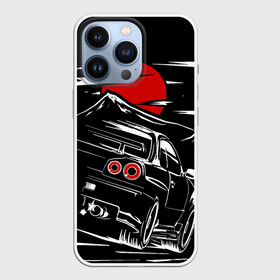 Чехол для iPhone 13 Pro с принтом Skyline R 34 R34 скайлайн в городе Новоалтайск,  |  | Тематика изображения на принте: drift | nissan | r32 | r34 | skyline | skyline r34 | дрифт | машина | нисан | ниссан | скайлайн р34 | тойота