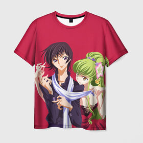 Мужская футболка 3D с принтом Code geass Код Гиас в городе Новоалтайск, 100% полиэфир | прямой крой, круглый вырез горловины, длина до линии бедер | anime | академия | аниме | анимэ | ашфорд | гиас | зеро | код гиас | лелуш | лулу | черный принц