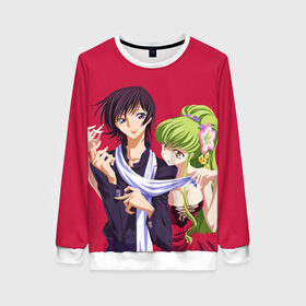 Женский свитшот 3D с принтом Code geass Код Гиас в городе Новоалтайск, 100% полиэстер с мягким внутренним слоем | круглый вырез горловины, мягкая резинка на манжетах и поясе, свободная посадка по фигуре | anime | академия | аниме | анимэ | ашфорд | гиас | зеро | код гиас | лелуш | лулу | черный принц