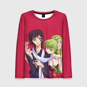 Женский лонгслив 3D с принтом Code geass Код Гиас в городе Новоалтайск, 100% полиэстер | длинные рукава, круглый вырез горловины, полуприлегающий силуэт | anime | академия | аниме | анимэ | ашфорд | гиас | зеро | код гиас | лелуш | лулу | черный принц