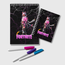 Блокнот с принтом Vi Fox Fortnite в городе Новоалтайск, 100% бумага | 48 листов, плотность листов — 60 г/м2, плотность картонной обложки — 250 г/м2. Листы скреплены удобной пружинной спиралью. Цвет линий — светло-серый
 | chapter 2 | chapter 2: season 5 | fortnite | fortnite 3 | fortnite лиса | fox clan | vi | vi fox | vi fox clan fortnite | vi fox fortnite | ви фокс | глава 2 сезон 5 | клан лисы | скин лисы | фокс клан | фортнайт | фортнайт глава 2 | фортнайт лиса ви