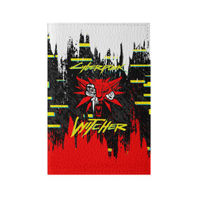 Обложка для паспорта матовая кожа с принтом Cyberpunk 2077 Ведьмак в городе Новоалтайск, натуральная матовая кожа | размер 19,3 х 13,7 см; прозрачные пластиковые крепления | Тематика изображения на принте: cd project red | cyberpunk 2077 | keanu reeves | samurai | the witcher | ведьмак | киану ривз | киберпанк 2077 | самураи