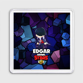 Магнит 55*55 с принтом BRAWL STARS EDGAR в городе Новоалтайск, Пластик | Размер: 65*65 мм; Размер печати: 55*55 мм | Тематика изображения на принте: 8 bit | brawl stars | byron | colette | crow | edgar | gale | leon | max | mr.p | sally leon | shark | virus 8 bit | werewolf leon | акула | байрон | берли | бравл старс | ворон | коллет | макс | оборотень | эдгар