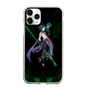 Чехол для iPhone 11 Pro матовый с принтом Genshin Impact - Xiao в городе Новоалтайск, Силикон |  | Тематика изображения на принте: adept | anime | game | gamer | genshin | genshin impact | impact | xiao | yaksha | анемо | аниме | архонт | ветер | геншин | геншин импакт | демон | дилюк | импакт | охотник на демонов | стихия ветра | сяо | якша