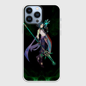 Чехол для iPhone 13 Pro Max с принтом Genshin Impact   Xiao в городе Новоалтайск,  |  | Тематика изображения на принте: adept | anime | game | gamer | genshin | genshin impact | impact | xiao | yaksha | анемо | аниме | архонт | ветер | геншин | геншин импакт | демон | дилюк | импакт | охотник на демонов | стихия ветра | сяо | якша