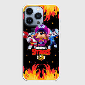 Чехол для iPhone 13 Pro с принтом Brawl Stars the StarrForce в городе Новоалтайск,  |  | Тематика изображения на принте: brawl | brawl ruffs | brawl stars | brawler | colette | colonel ruffs | leon | new brawler | ruffs | ruffus | space ox bull | starrforce | астробык булл | бравл | бравл гавс | бравл старс | бравлер | гавс | генерал пес | колетт | леон 