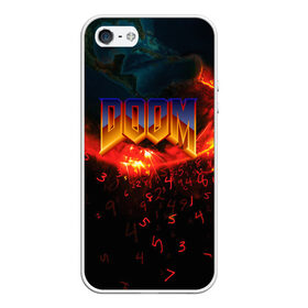 Чехол для iPhone 5/5S матовый с принтом DOOM MARS в городе Новоалтайск, Силикон | Область печати: задняя сторона чехла, без боковых панелей | doom | doom eternal | game | tegunvteg | демоны | дум | думгай | игры | марс | планета