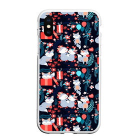 Чехол для iPhone XS Max матовый с принтом Котики | Подарки в городе Новоалтайск, Силикон | Область печати: задняя сторона чехла, без боковых панелей | Тематика изображения на принте: cat | cats | cosmos | kitten | mem | memes | rose | roses | глаза | глазки | киска | космос | кот | котёнок | котик | котики | котэ | котята | кошак | кошка | кошки | красивая | мем | мемчики | милая | прикольная | розы | светлая