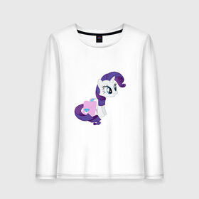 Женский лонгслив хлопок с принтом Rarity and Saddlebags в городе Новоалтайск, 100% хлопок |  | friendship | mylittlepony | twilight sparkle | дружба это магия | кони | моя маленькая пони | мультфильм | пони