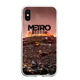 Чехол для iPhone XS Max матовый с принтом Metro Exodus в городе Новоалтайск, Силикон | Область печати: задняя сторона чехла, без боковых панелей | 2033 | exodus | metro | metro 2033 | metro exodus | stalker | апокалипсис | диггер | дигеры | метро | разрушка | эпидемия