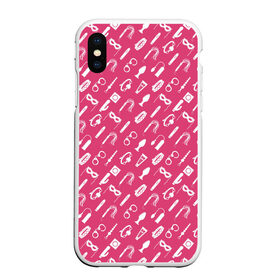 Чехол для iPhone XS Max матовый с принтом Сексшоп в городе Новоалтайск, Силикон | Область печати: задняя сторона чехла, без боковых панелей | erotic | femdom | love | playboy | для влюбленных | любовь | плейбой | подарок любви | поцелуй | романтика | садо мазо | свидание | страсть | фемдом 