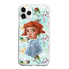 Чехол для iPhone 11 Pro Max матовый с принтом Queens Gambit Ход Королевы в городе Новоалтайск, Силикон |  | the queens gambit | бэт хармон | королева | милая девушка | рыжая | рыжая девушка | сериал | сериал про шахматы | ход королевы | шахматы | элизабет хармон