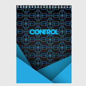 Скетчбук с принтом CONTROL REMEDY (S) в городе Новоалтайск, 100% бумага
 | 48 листов, плотность листов — 100 г/м2, плотность картонной обложки — 250 г/м2. Листы скреплены сверху удобной пружинной спиралью | Тематика изображения на принте: control | game | remedy | tegunvteg | игры | контрол | ремеди