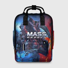 Женский рюкзак 3D с принтом Mass EFFECT Legendary ed в городе Новоалтайск, 100% полиэстер | лямки с регулируемой длиной, сверху ручки, чтобы рюкзак нести как сумку. Основное отделение закрывается на молнию, как и внешний карман. Внутри два дополнительных кармана, один из которых закрывается на молнию. По бокам два дополнительных кармашка, куда поместится маленькая бутылочка
 | andromeda | legendary edition | n 7 | shepard | андромеда | легендарное издание | мас эффект | масс эффект | ремастер | цербер | шепард