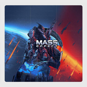 Магнитный плакат 3Х3 с принтом Mass EFFECT Legendary ed в городе Новоалтайск, Полимерный материал с магнитным слоем | 9 деталей размером 9*9 см | andromeda | legendary edition | n 7 | shepard | андромеда | легендарное издание | мас эффект | масс эффект | ремастер | цербер | шепард