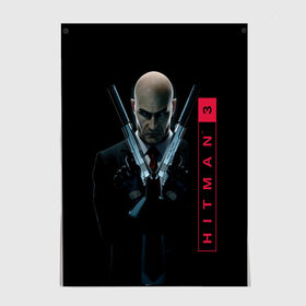 Постер с принтом Hitman3 | Agent 47 в городе Новоалтайск, 100% бумага
 | бумага, плотность 150 мг. Матовая, но за счет высокого коэффициента гладкости имеет небольшой блеск и дает на свету блики, но в отличии от глянцевой бумаги не покрыта лаком | 47 | hitman 3 | iq interactive | killer | pc | агент 47 | хитман