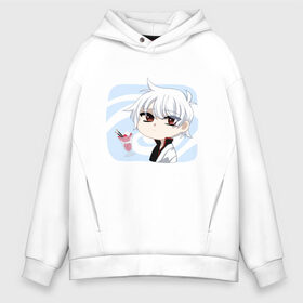 Мужское худи Oversize хлопок с принтом Gintama | Гинтама в городе Новоалтайск, френч-терри — 70% хлопок, 30% полиэстер. Мягкий теплый начес внутри —100% хлопок | боковые карманы, эластичные манжеты и нижняя кромка, капюшон на магнитной кнопке | Тематика изображения на принте: anime | gintama | аниме | анимэ | гинтама | гинтоки саката | кагура | последний самурай | хидэаки сорати | шинпачи шимура | япония