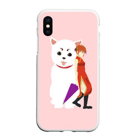 Чехол для iPhone XS Max матовый с принтом Gintama | Гинтама в городе Новоалтайск, Силикон | Область печати: задняя сторона чехла, без боковых панелей | anime | gintama | аниме | анимэ | гинтама | гинтоки саката | кагура | последний самурай | хидэаки сорати | шинпачи шимура | япония