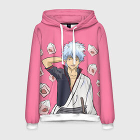 Мужская толстовка 3D с принтом Gintama | Гинтама в городе Новоалтайск, 100% полиэстер | двухслойный капюшон со шнурком для регулировки, мягкие манжеты на рукавах и по низу толстовки, спереди карман-кенгуру с мягким внутренним слоем. | anime | gintama | аниме | анимэ | гинтама | гинтоки саката | кагура | последний самурай | хидэаки сорати | шинпачи шимур | япония