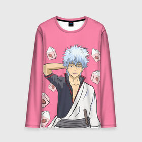 Мужской лонгслив 3D с принтом Gintama | Гинтама в городе Новоалтайск, 100% полиэстер | длинные рукава, круглый вырез горловины, полуприлегающий силуэт | anime | gintama | аниме | анимэ | гинтама | гинтоки саката | кагура | последний самурай | хидэаки сорати | шинпачи шимур | япония