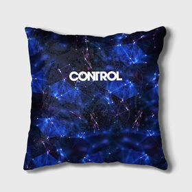 Подушка 3D с принтом CONTROL в городе Новоалтайск, наволочка – 100% полиэстер, наполнитель – холлофайбер (легкий наполнитель, не вызывает аллергию). | состоит из подушки и наволочки. Наволочка на молнии, легко снимается для стирки | control | game | remedy | tegunvteg | игры | контрол | ремеди
