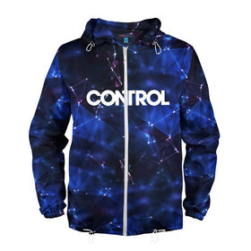 Мужская ветровка 3D с принтом CONTROL в городе Новоалтайск, 100% полиэстер | подол и капюшон оформлены резинкой с фиксаторами, два кармана без застежек по бокам, один потайной карман на груди | control | game | remedy | tegunvteg | игры | контрол | ремеди