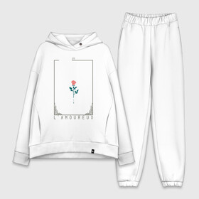 Женский костюм хлопок Oversize с принтом Love (День святого Валентина) в городе Новоалтайск,  |  | day | heart | love | romantic | skull | valentine | valentines | амур | валентина | влюбленные | влюбленных | всех | день | купидон | любовь | романтика | романтичность | святого | сердечки | сердечко | сердце | скелет | череп