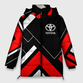 Женская зимняя куртка Oversize с принтом Toyota в городе Новоалтайск, верх — 100% полиэстер; подкладка — 100% полиэстер; утеплитель — 100% полиэстер | длина ниже бедра, силуэт Оверсайз. Есть воротник-стойка, отстегивающийся капюшон и ветрозащитная планка. 

Боковые карманы с листочкой на кнопках и внутренний карман на молнии | auto | boy | car | japan car | machine | man | mark | toyota | toyota land cruiser | toyota sport | автобренды | автомобили | водитель | логотипы автомобилей | мальчикам | машины | мужские | тачки | тойота | тойота камри | тойота марк | япон