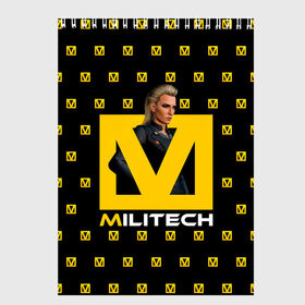 Скетчбук с принтом MILITECH Cyberpunk 2077 в городе Новоалтайск, 100% бумага
 | 48 листов, плотность листов — 100 г/м2, плотность картонной обложки — 250 г/м2. Листы скреплены сверху удобной пружинной спиралью | cyberpunk 2077 | hacker | maelstrom | militech | quadra | samurai | sci fi | technology | trauma team | v | будущее | игра | иероглифы | киану ривз | кибер | киберпанк | киборг | киборги | корпорация | лого | милитек | панк | роботы | самурай | т